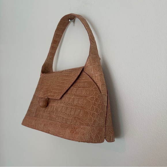 Nancy Gonzalez Crocodile Shoulder Bag - GREAT CONDITION! AUTHENTIC - Picture 4 of 14